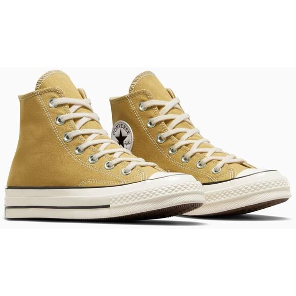 NWT Converse Unisex Chuck 70 Hi Sneakers (Dunescape/Egret/Black, 7M/9W) - Picture 1 of 3